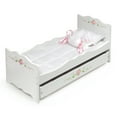 thumbnail image 5 of Doll Bed with Trundle and Bedding - White Rose, 5 of 9