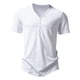 thumbnail image 2 of pstuiky camisetas de hombre, Camiseta de manga corta con cuello redondo y estampado liso para hombre camisetas de hombre m, 2 of 8