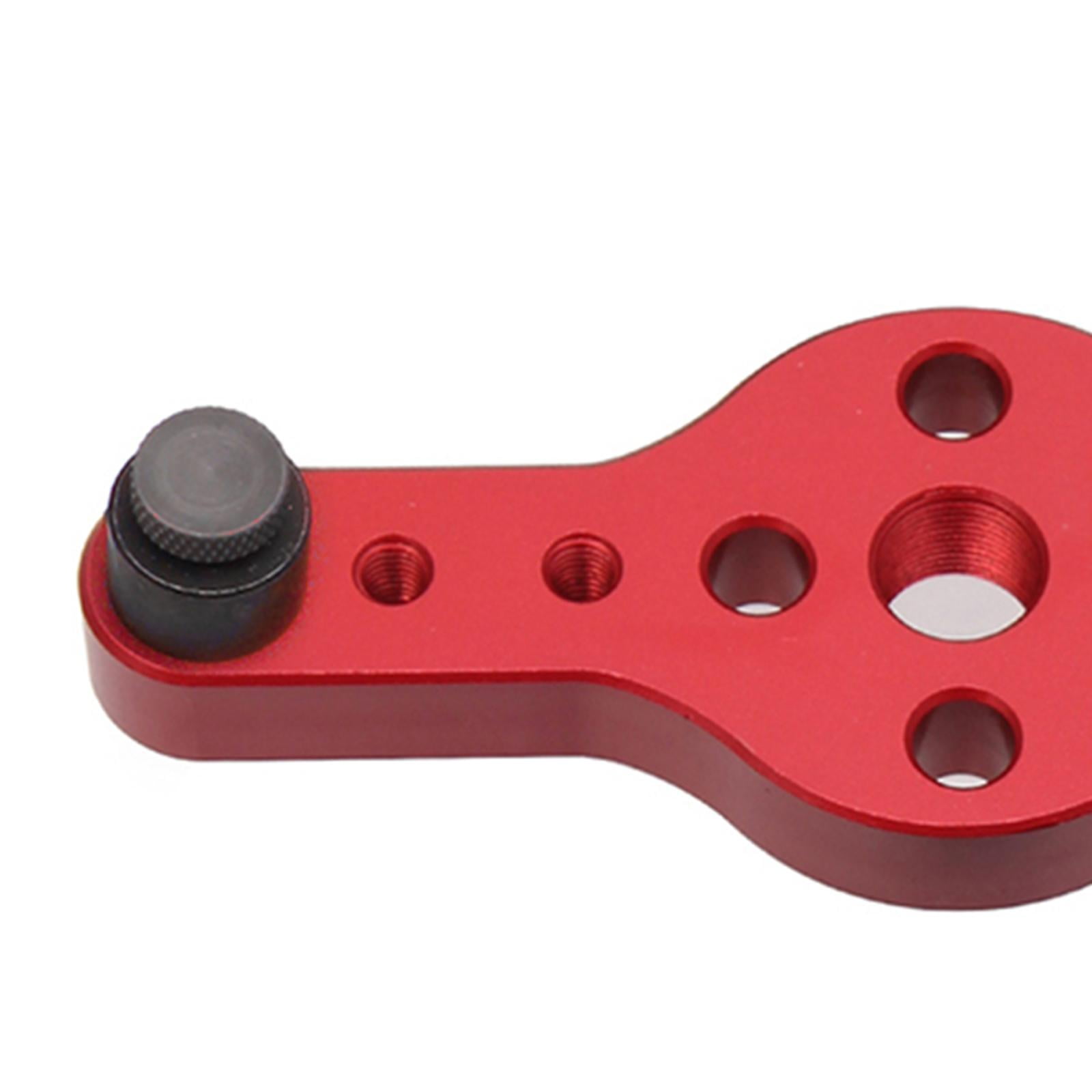 GUOOL Vertical Self Centering Dowel Jig Kit Woodworking Holing with 2-10mm Drill Bushings Dowelling Wood Vertical Hole Puncher with Drill Bushings , Red Type 2 (red)