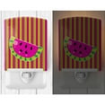 thumbnail image 2 of Caroline's Treasures BB6987CNL Watermelon Face Ceramic Night Light, 6x4x3", multicolor, 2 of 2