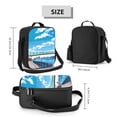 thumbnail image 2 of Lsque Urban Riverside Clock Tower Lunch Bag Lunch Box for Women Men Reusable Insulated Lunch Tote Bag,Leakproof Thermal Cooler Sack Food Handbags Case High Capacity, 2 of 9