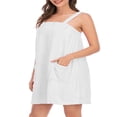 thumbnail image 4 of CHUANK Robe Douce pour Femmes Robe de Chambre Sans Manches et Légère Robe de Bain, 4 of 6