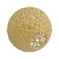 thumbnail image 1 of Unatoiry Woven Pendant Light Shade Lamp Cage Rattan Ball Lampshade for Farmer House Yellow 15cm 1Set, 1 of 6