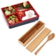 thumbnail image 5 of Cuchara De Madera, Con Caja De Almacenamiento Vajilla De Madera, Respetuoso Con El Medio Ambiente Para Trabajadores De Oficina, Estudiantes Que Acampan, Picnics, Viajes YLSHRF Otros, 5 of 8