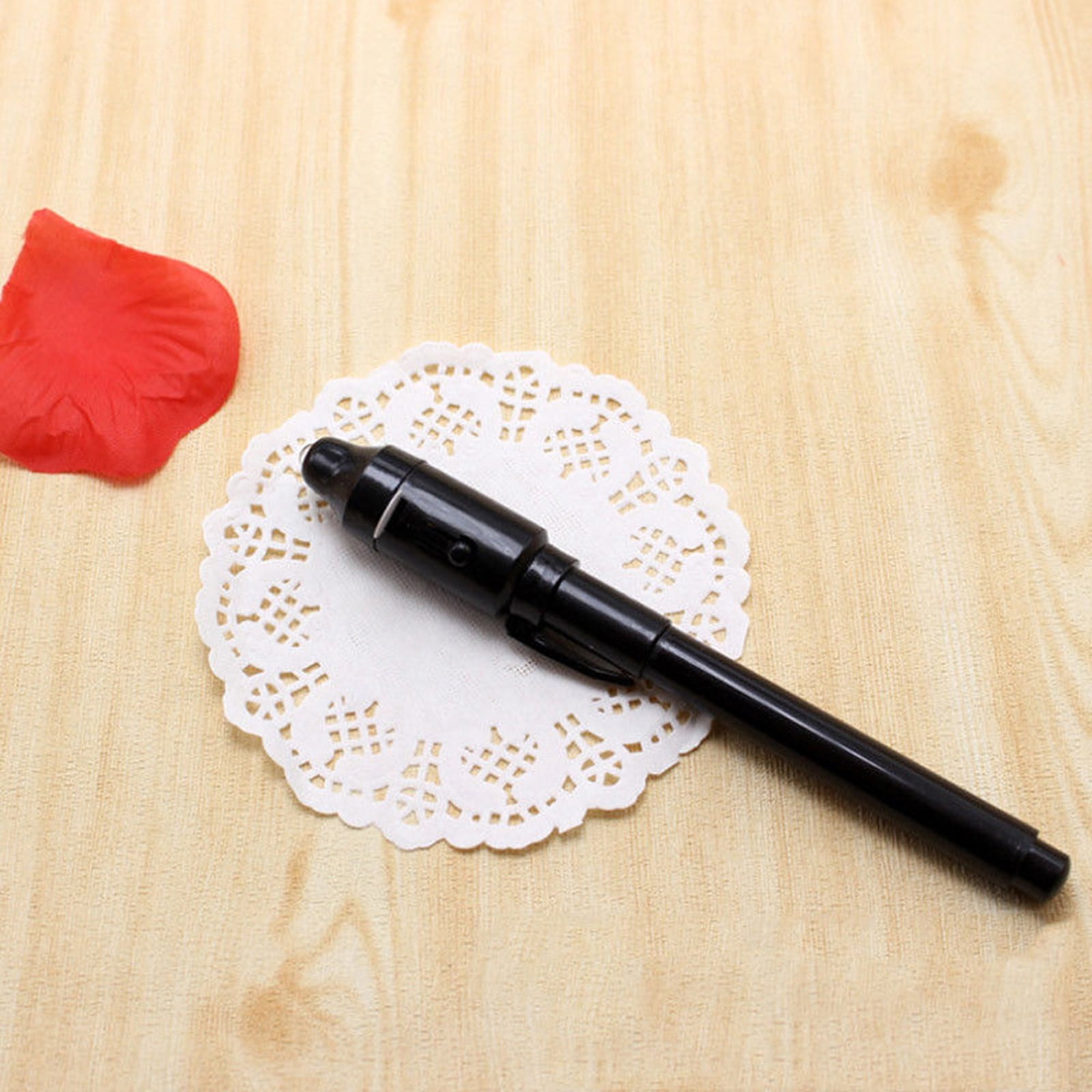 XMMSWDLA Multifunctional Luminous Invisible Ink Pen Black Penmultifunction Luminous Light Invisible Ink Pen Uv Big Head Magic Money Detector Led Light Pen Toy Pen 1ml Gel Pens