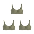 thumbnail image 1 of Sonducket Sujetadores sin costuras Sujetador Ropa interior Push Lady Intimates Free Soft Comfort Ventilación deportiva inalámbrica Matcha Green Type1 NO1, 1 of 6