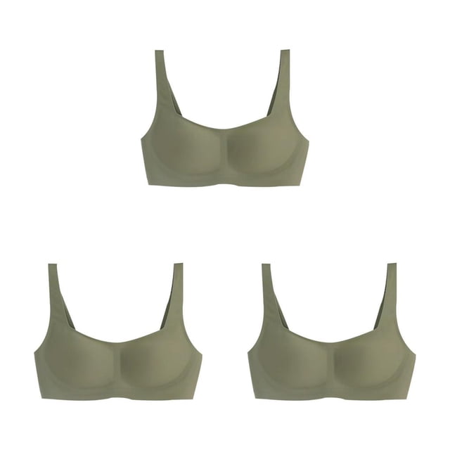 Sonducket Sujetadores sin costuras Sujetador Ropa interior Push Lady Intimates Free Soft Comfort Ventilación deportiva inalámbrica Matcha Green Type1 NO1