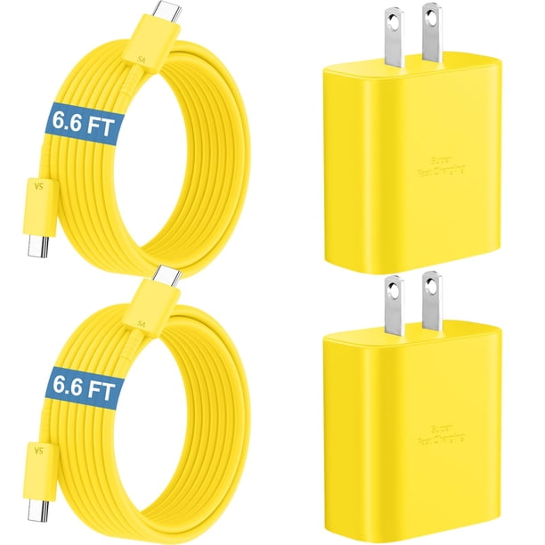 Cargador Samsung Super Fast tipo C de 45 W con cable de 2 m para Android