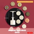 thumbnail image 1 of Yeacher Mooncake Press Molds Mid-Autumn Festival Pastry Tool Fodant Gift Decor DIY Flower Patterns Mooncake, 1 of 8