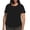 Black Shirts, variant on CAIVO Plus Size Women's Solid Color Short Sleeve Crew Neck T Shirt Comfortable Stylish Tops Summer Blouse Everyday Breathable Back To School Dailywear