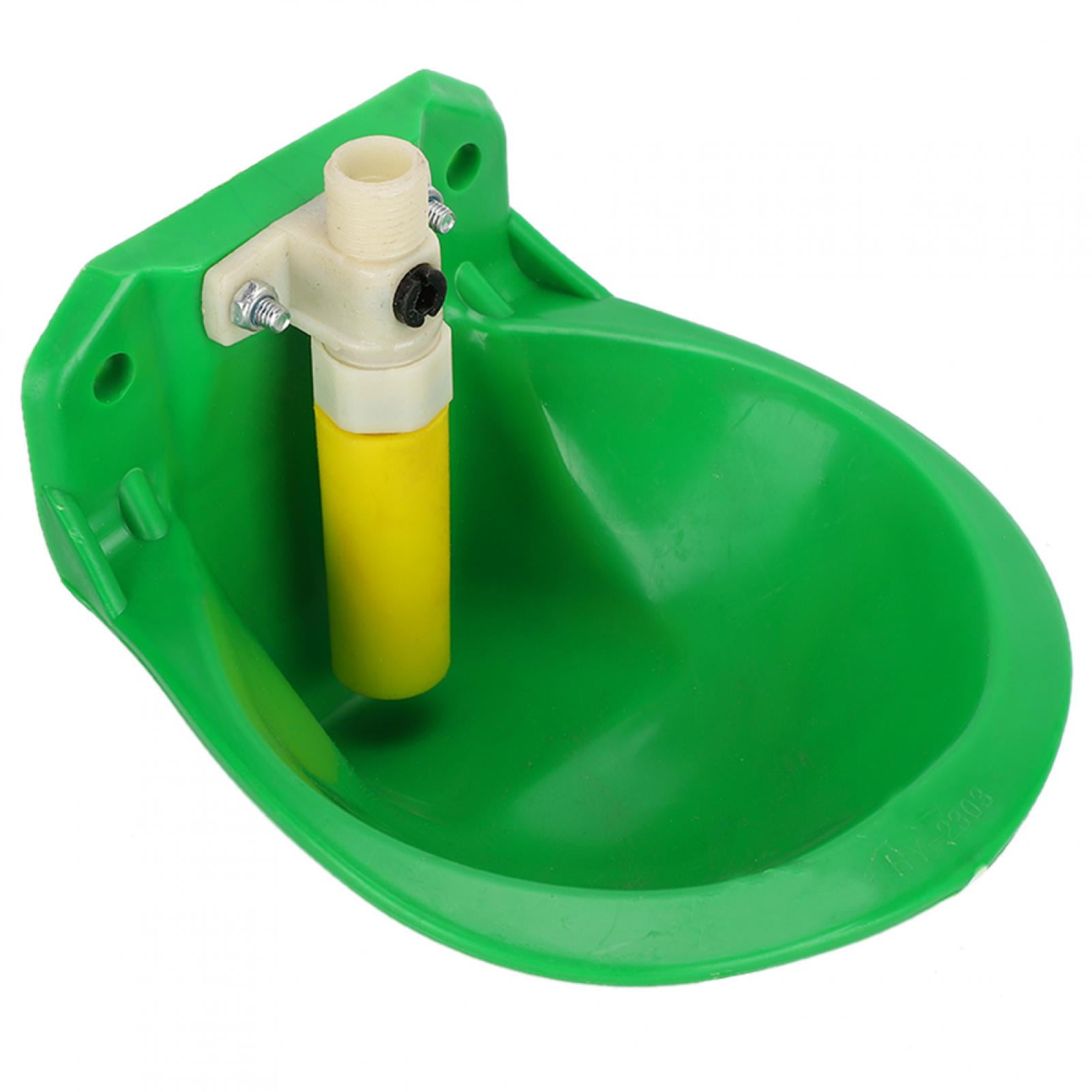 Riousery Automatic Sheep Water Bowl Drinker Touch Valve Plastic Farm Animal Feeder Drinking Equipment for Livestock, 7.48 inches / 19 cm, Durable Pet Watering Supplies