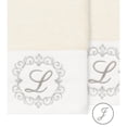 thumbnail image 2 of Linum Home Textiles 2-Piece Cotton Embellished Bath Towel Set, 27" x 54", off-White, 2 of 3