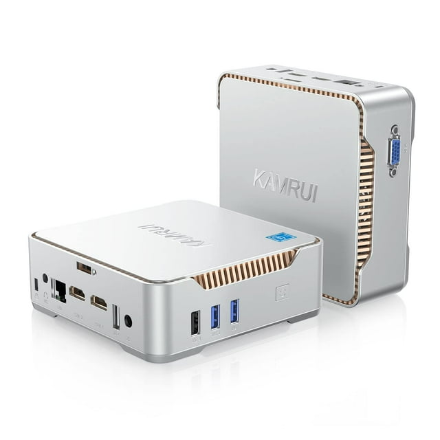 KAMRUI GK3 Plus Mini PC 16GB RAM 512GB M.2 SSD, Intel 12th Alder Lake N95 (up to 3.4GHz) Mini PC Windows 11 Pro, 2.5''SSD, Gigabit Ethernet, 4K UHD, WiFi, BT, VESA/Home/Business Mini Desktop Computer