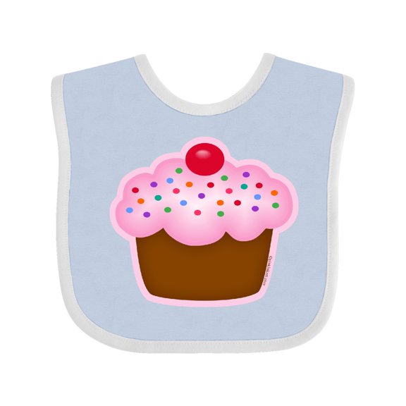 Inktastic Cupcake Girls Baby Bib
