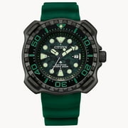 Citizen Men's Eco-Drive Promsater Dive with Super Titanium Case with Green Strap - BN0228-06W