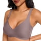 thumbnail image 2 of Ropa Interior Transpirable para Mujeres Sujetador Delgado de Tamaño Grande sin Bordes Reunión Diseño Ropa Interior Inalámbrica Diaria Cómoda, 2 of 6
