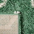 thumbnail image 6 of SAFAVIEH Venus Shag Waverly Trellis Runner Rug, Green/Ivory, 2'2" x 8', 6 of 8