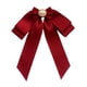 thumbnail image 4 of Broche de lazo preatado para mujer, elegante accesorio de ropa, pajarita de cuentas novedosa Rojo, 4 of 9