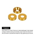 thumbnail image 4 of 60pcs M3 Counterbore Washers, 8mm/0.31inch Anodized Aluminum Alloy, Head Gaskets for Screw RC, Gold, 4 of 6