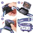 thumbnail image 5 of EverBrite Headlamp, 2 Pack Kids Headlamp with Red Light and Memory Function, Head Lamp for Adults and Kids with 5 Modes, Bright Headlamps for Camping, Running, Batteries Included, 5 of 8