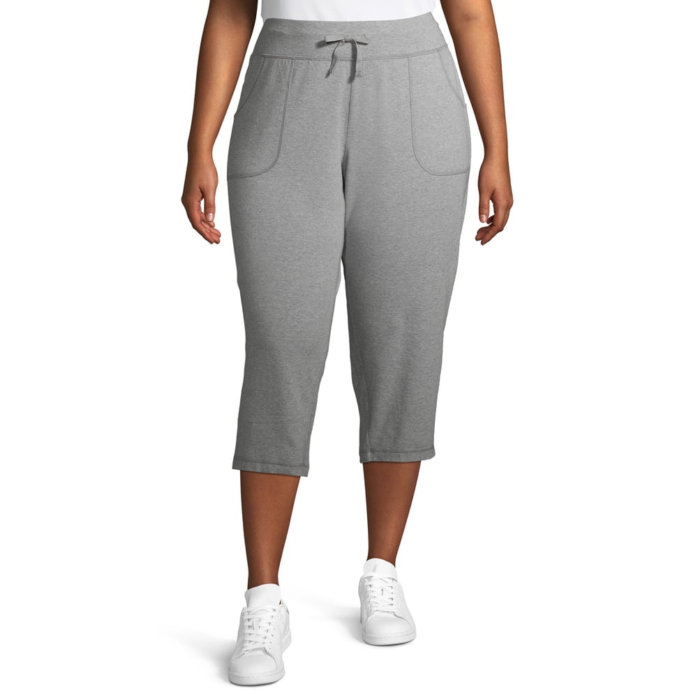 athletic works women's capris with side pockets