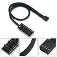 thumbnail image 1 of 4 Pin Computer CPU Case, Multi Splitter Connector Cable Pc Power Button Fan Power Computer Switch Adapter, 1 of 8