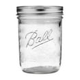 thumbnail image 6 of Ball Glass Mason Jar Wide Mouth With Lid and Band 16oz Pint Preserves Freezer Safe BPA Free Made in USA, 12-Pack, 6 of 6