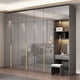thumbnail image 2 of Light luxury wardrobe with make-up table 468 doors modern simple high-light bedroom 3 meters 4 high 2 large cabinets My Lux Decor Round, 2 of 9