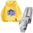thumbnail image 3 of Conjunto de sudadera con capucha de Disney Aladin para niñas de 3 a 14 años, sudadera informal de calle kawaii, traje de camión para niños, 3 of 5