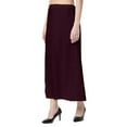 thumbnail image 2 of Women Cotton Shapewear Indian Saree Petticoat Underskirt Free Size Wine puple, 2 of 2
