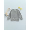 thumbnail image 5 of Elippeo Baby Sweatshirt 1Y 2Y 3Y 4Y 5Y 6Y Tops with WLID LIKE MY CURLS Letter Print, Classic Round Neck Spring Clothing, 5 of 9