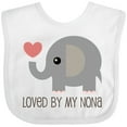 thumbnail image 3 of Inktastic Loved by My Nona Grandma Boys or Girls Baby Bib, 3 of 4