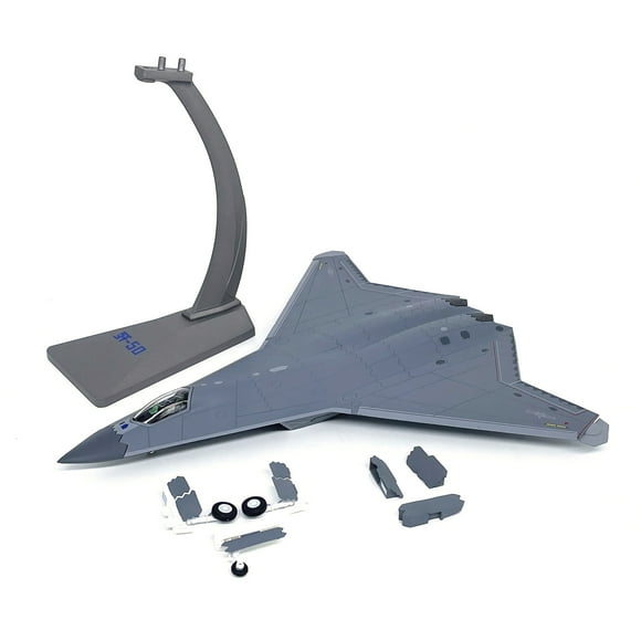 TAPDRA Modèle d'Avion de Chasse J-50 à l'Échelle 1/72 Chine Shenyang Sixième Génération Avion Moulé sous Pression Collection en Alliage pour Cadeau Déco pour Passionné