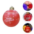 thumbnail image 4 of Christmas Inflatable Ball Decoration Red Plastic Outdoor Ornament for Holiday Decor Large Size, 4 of 10