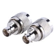 thumbnail image 5 of Kuymtek Conector BNC hembra a UHF macho PL259 RF coaxial coaxial UHF a adaptador BNC, 5 of 5