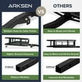 thumbnail image 5 of ARKSEN 60" x 24" x 6" Hitch Mount Folding Angled Shank Cargo Carrier Cargo Bag, Net, Hitch Stabilizer, 2 Ratchet Straps, 5 of 6