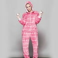 thumbnail image 4 of Mono de mujer, pijamas de franela para niña, Pijama cálido para adolescentes, ropa interior navideña, monos, ropa de hogar para mujer, 4 of 4
