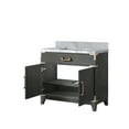 thumbnail image 3 of Laurel 36 in W x 22 in D Black Oak Single Bath Vanity and Carrara Marble Top, 3 of 5