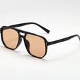 thumbnail image 4 of Typpkmm Vintage Men Women Big Sunglasses Men Square Shades Brand Designer Unisex Sun Glasses Lense Male Female Sunglasses Uv400 Black, 4 of 7