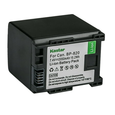 Kastar 1-Pack BP-820 Battery Replacement for Canon XF400 XF405 XA10 XA11 XA15 XA20 XA25 XA30 XA35 XA40 XA45 XA50 XA55 VIXIA HF G21 VIXIA HF G30 VIXIA HF G40 VIXIA HF G50 UHD 4K Cameras