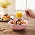 thumbnail image 3 of DecorRack Set of 4 Cereal Bowls, Soup Bowl, Small Serving and Snack Bowls, 28 oz, Pink, 3 of 3