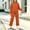 Orange, variant on OGLCCG Girls Sweatsuit 2 Piece Sets Fall Fleece Hoodie and Wide Leg Sweatpants Set with Pockets Tracksuit Jogging Outfits(Light Blue,10-11 Years)