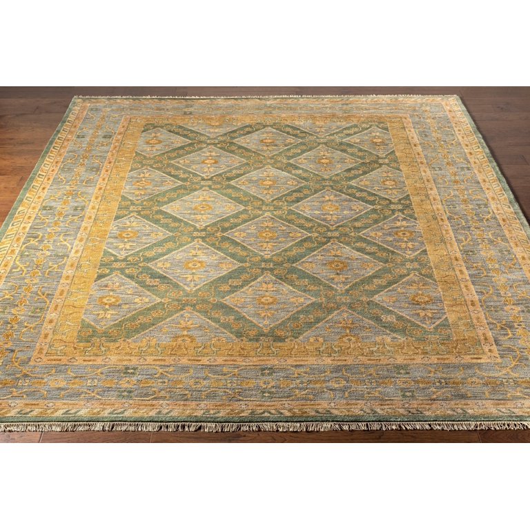 Amelie Sage Washable Accent Rug, 2x3