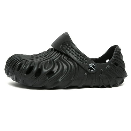 

Women‘s Fingerprint Design Clogs Outdoor Breathable Beach Sandals Hollow Out Garden Shoes