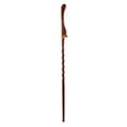 thumbnail image 3 of Brazos Handcrafted Wood Walking Stick, Twisted Oak, Hitchhiker Style Handle, for Men & Women, , Red, 48", 3 of 8