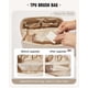 thumbnail image 4 of Travel Makeup Bag,Large Capacity Cosmetic Bags for Women,Waterproof Portable Pouch Open Flat Toiletry Bag Make up Organizer with Divider and Handle, 4 of 4