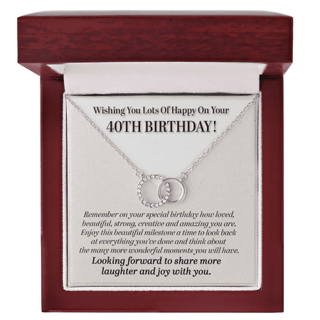 Custom Giant Sterling Silver Women s Necklace for 40th Birthday Adult Pendant Gift
