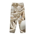 thumbnail image 5 of Kll Womens Starfish And Sea Shells Print Pajama Pants Soft Pajama Bottoms For Women Cozy Lounge Pants, 5 of 9