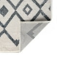 thumbnail image 7 of Unique Loom Bohemian Trellis Collection Area Rug - Gypsy (10' x 14' Rectangle Coastal White/Navy Blue), 7 of 7