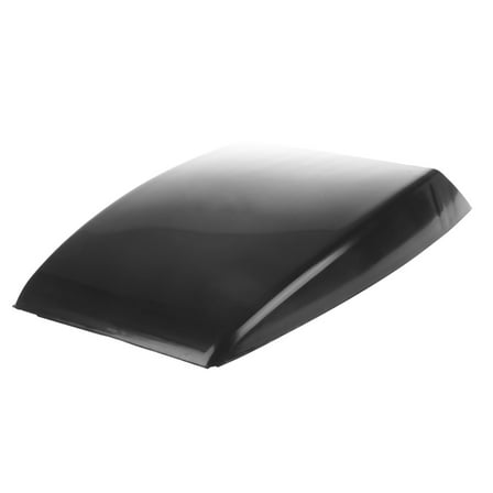 2X Car Hood Scoop Universal Air Flow Vent Black with Mesh